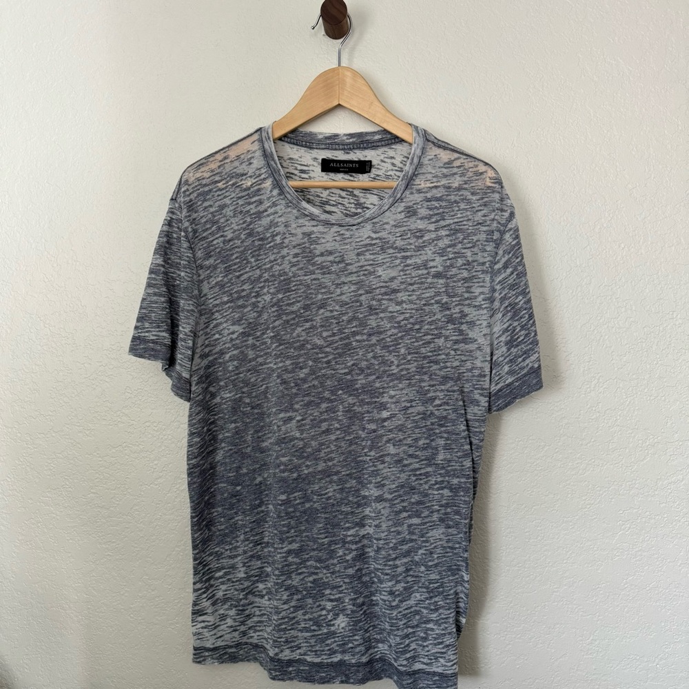 ALLSAINTS Crew Neck slightly see through t-shirt